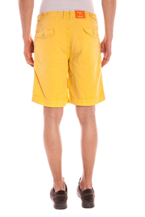 Gant Yellow Mens Bermuda Trousers