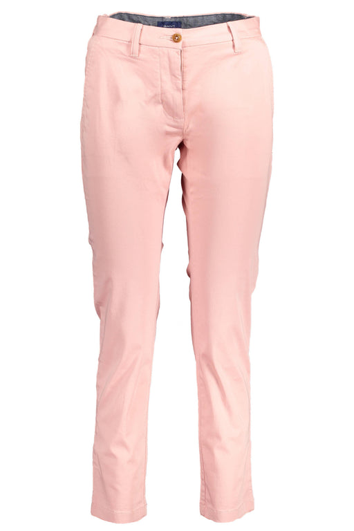 GANT WOMENS PINK TROUSERS