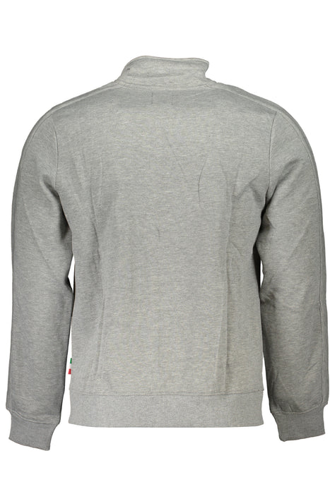 Gian Marco Venturi Mens Gray Zip Sweatshirt