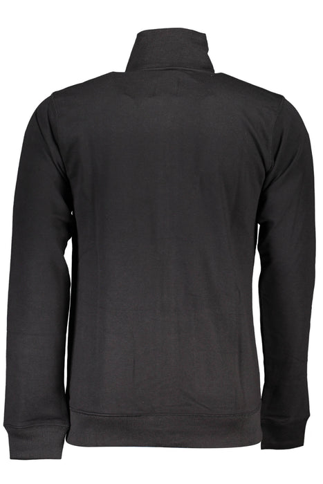 Gian Marco Venturi Mens Black Zipped Sweatshirt