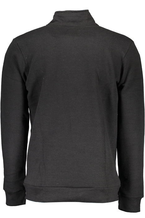Gian Marco Venturi Mens Black Sweatshirt With Zip