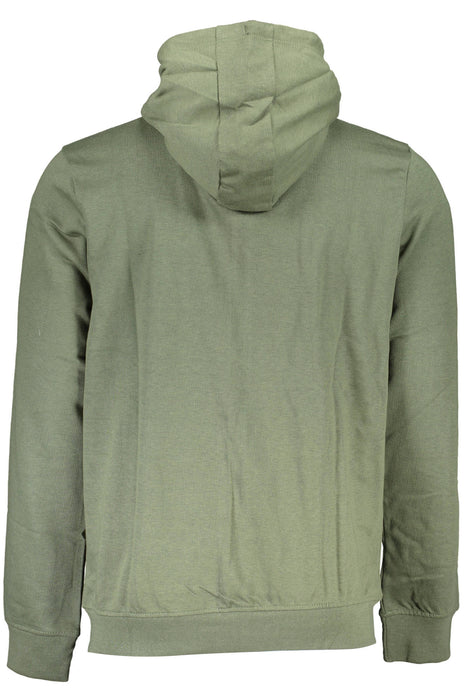 Gian Marco Venturi Mens Green Zipped Sweatshirt