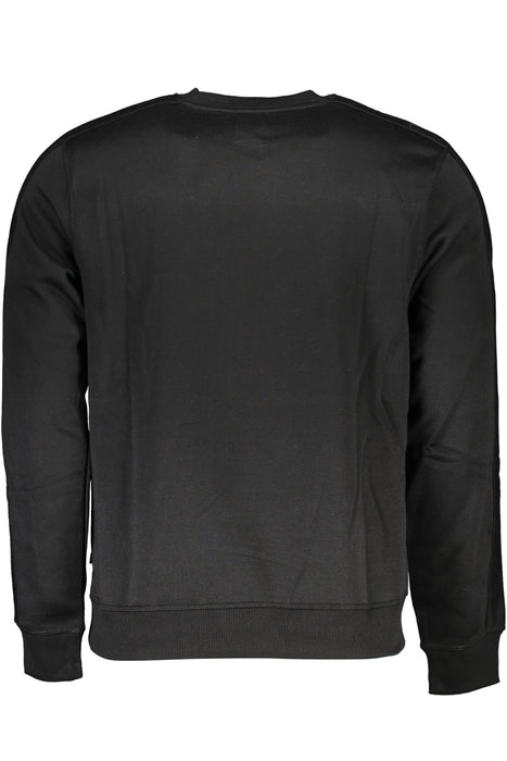 Gian Marco Venturi Black Mens Zipless Sweatshirt