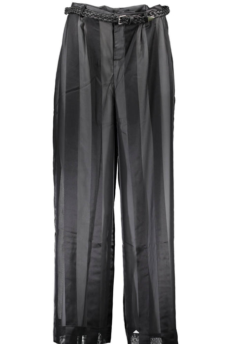 GUESS JEANS WOMENS BLACK TROUSERS