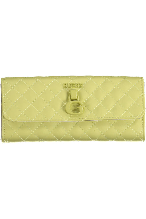 GUESS JEANS WOMENS YELLOW WALLET