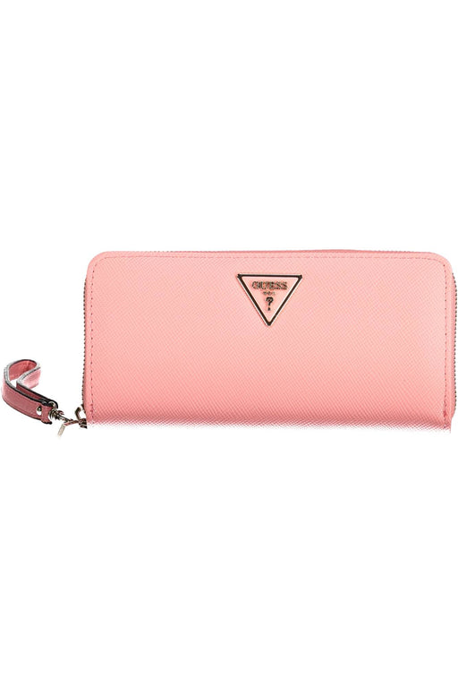 GUESS JEANS WOMENS PINK WALLET