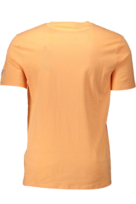 Guess Jeans Man Short Sleeve T-Shirt Orange