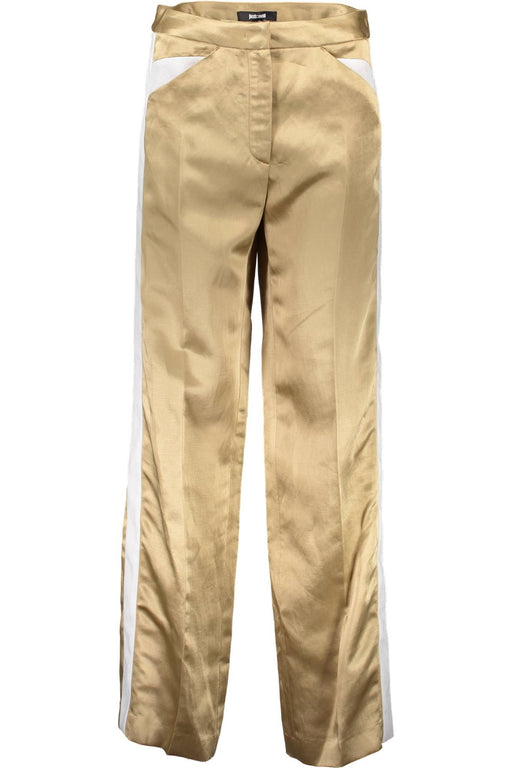 JUST CAVALLI WOMAN GOLD TROUSERS