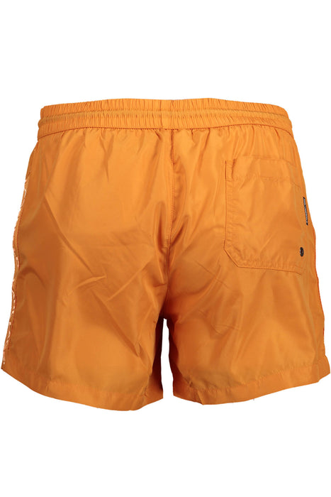 Karl Lagerfeld Beachwear Swimsuit Parts Under Man Orange