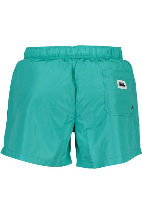 Karl Lagerfeld Beachwear Swimsuit Green Man