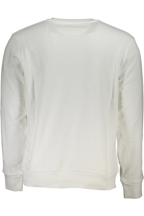 La Martina Mens White Zipless Sweatshirt