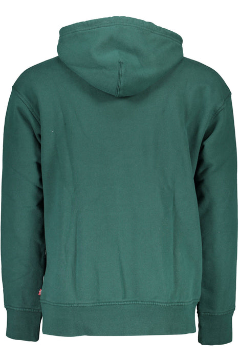 Levis Sweatshirt Without Zip Man Green