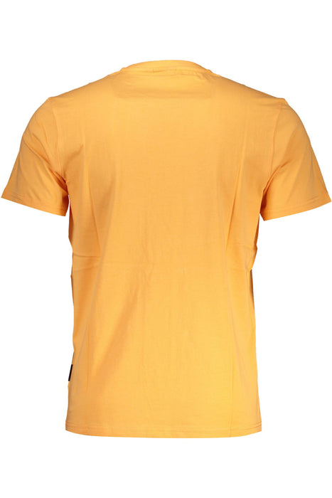 Napapijri Man Orange Short Sleeve T-Shirt