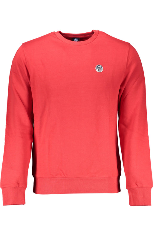North Sails Mens Red Zip-Out Sweatshirt