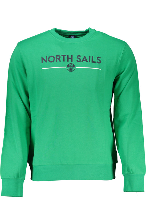 North Sails Green Mens Zipless Sweatshirt