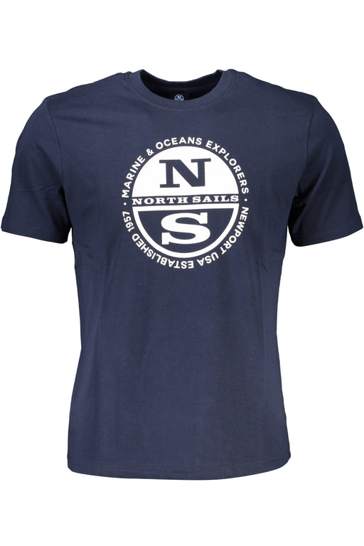 North Sails Mens Short Sleeved T-Shirt Blue