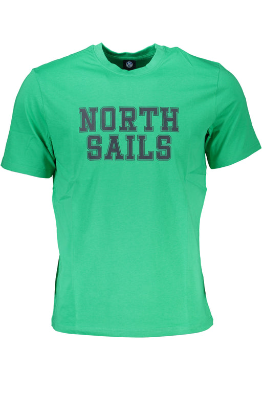 North Sails Green Mens Short Sleeved T-Shirt