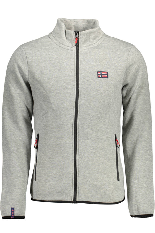 Norway 1963 Mens Gray Zipped Sweatshirt