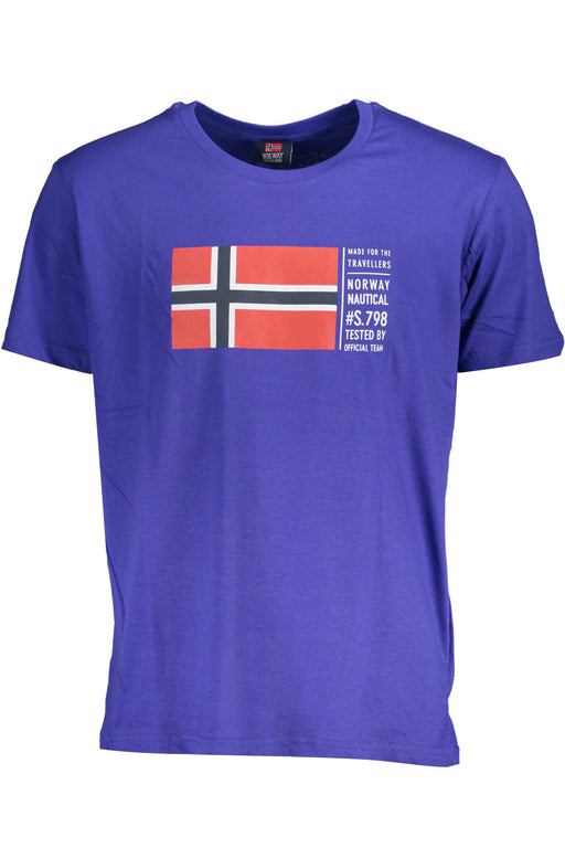 NORWAY 1963 MENS BLUE SHORT SLEEVED T-SHIRT