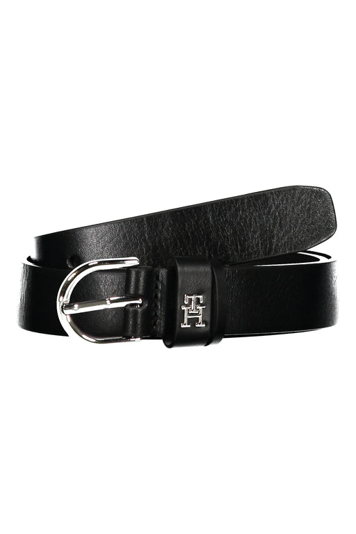 Tommy Hilfiger Womens Black Leather Belt