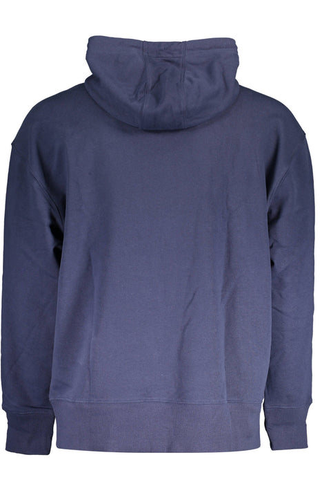 Tommy Hilfiger Man Blue Sweatshirt Without Zip