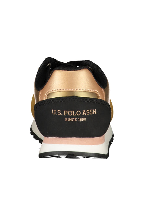 Us Polo Assn. Gold Children&#39;S Sports Shoes