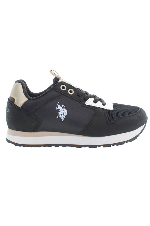 US POLO BEST PRICE BLACK KIDS SPORT SHOES