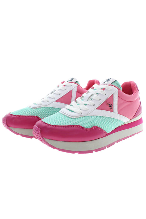 Us Polo Best Price Pink Womens Sport Shoes