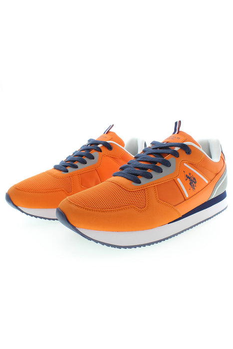 Us Polo Best Price Orange Man Sport Shoes